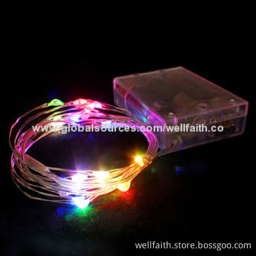Hot Xmas Battery Powered Fairy Lights for Patio Wedding Christmas Decoration with 3 x 3A Batteries